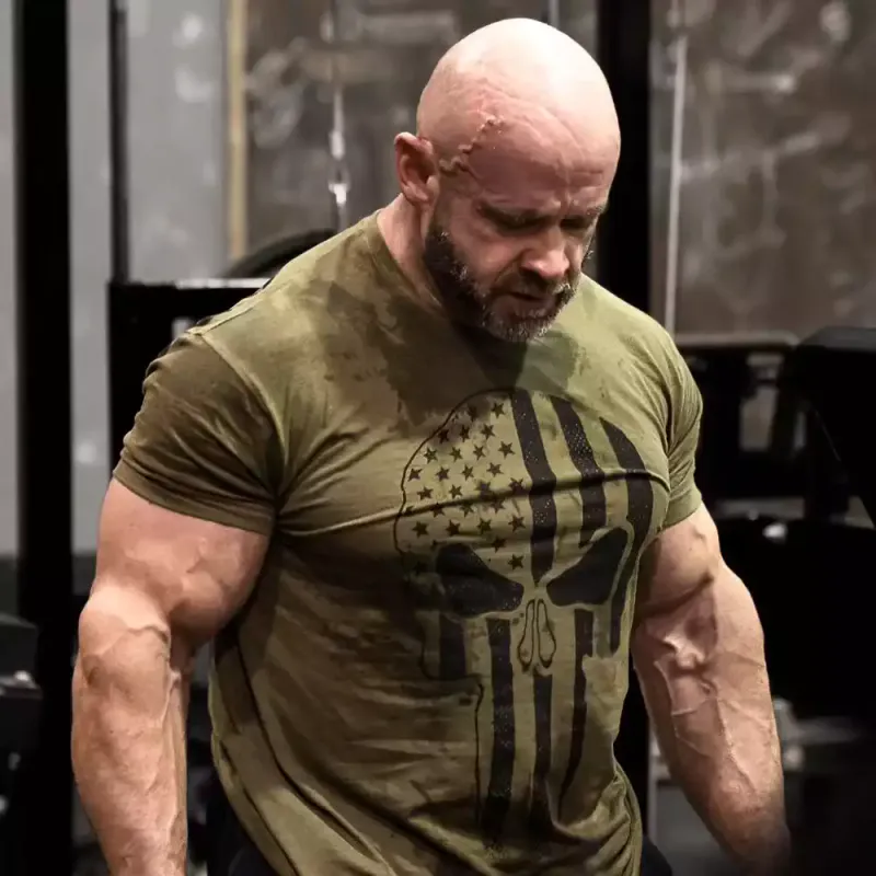 GASP Skull Standard Tee, grønn t-skjorte