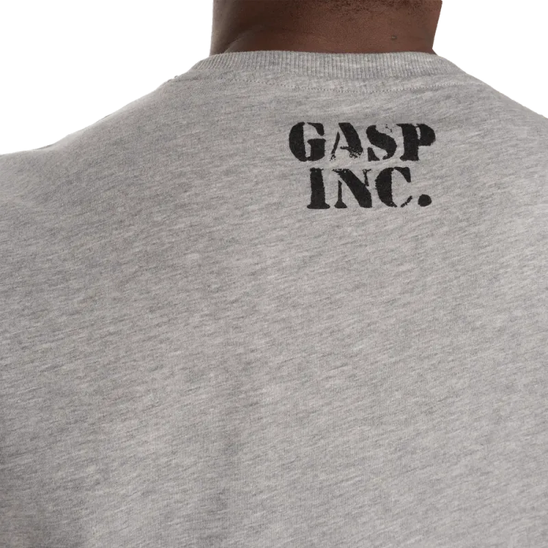 GASP Basic Utility Tee, grå t-skjorte