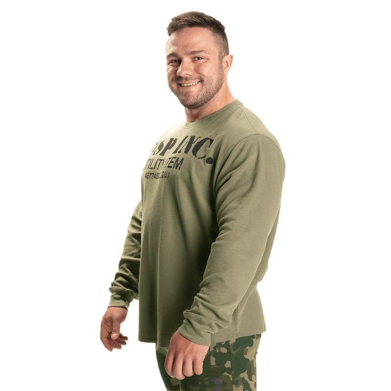 GASP Thermal Gym Sweater, grønn genser