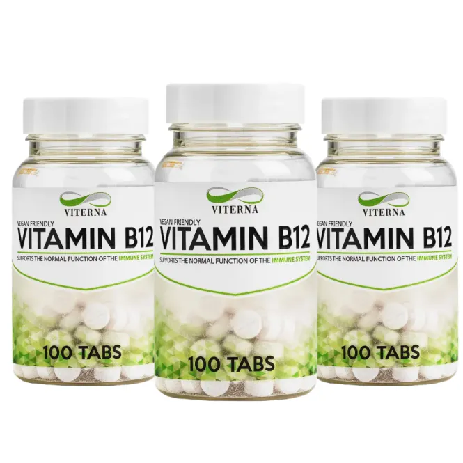 Hovedbilde 3 x Vitamin B12 1000 µg | 3 x 100 tabletter