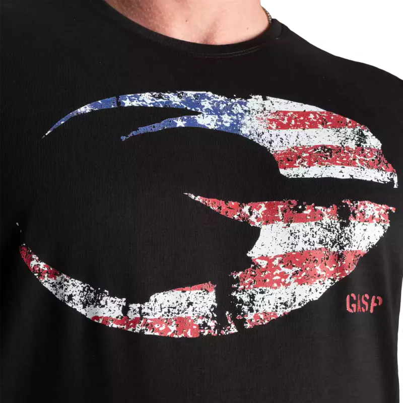 Gasp USA Standard Tee, svart t-skjorte