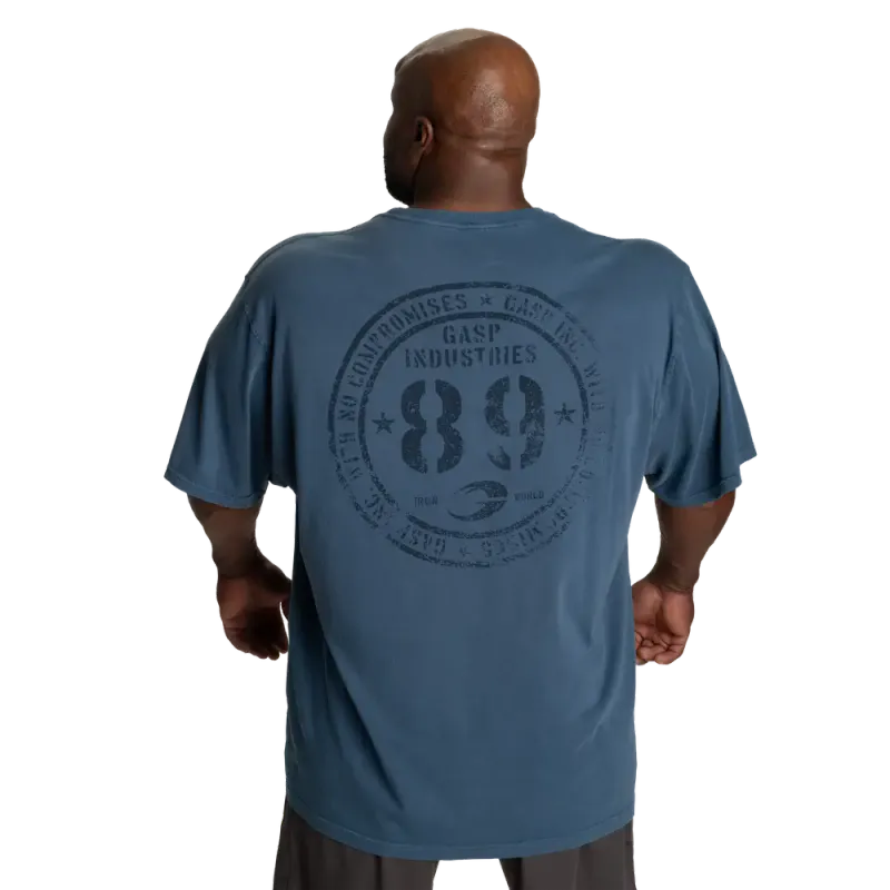 Gasp 89 Original Tee, vasket blå t-skjorte