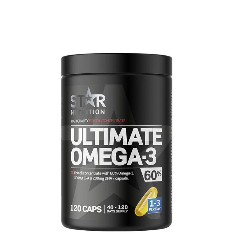 Star Nutrition Ultimate Omega-3. 60%, 120 kapsler