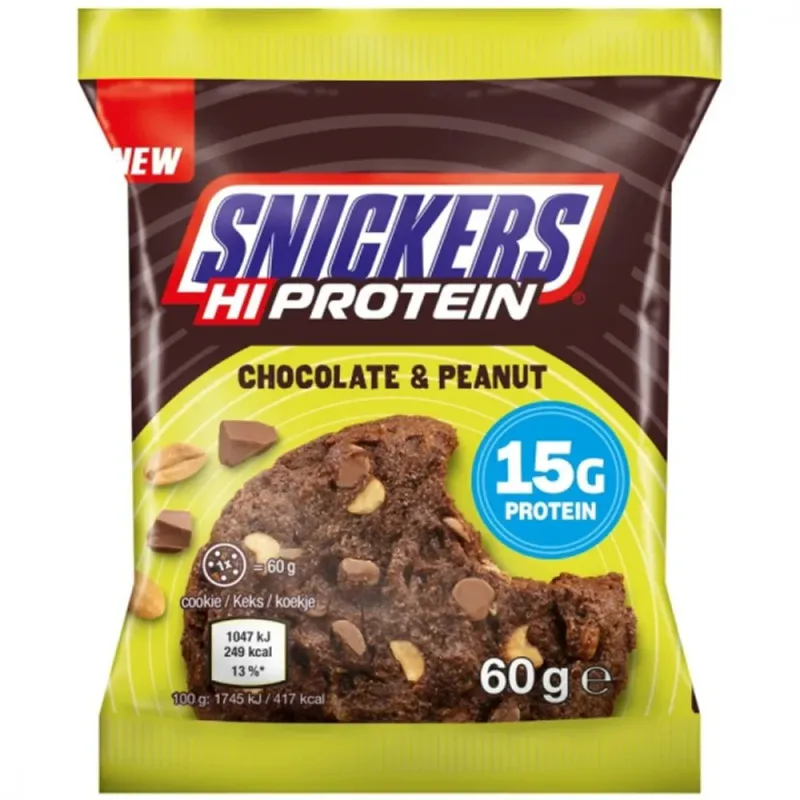 Snickers Protein Cookie Chocolate & Peanut, 60 g