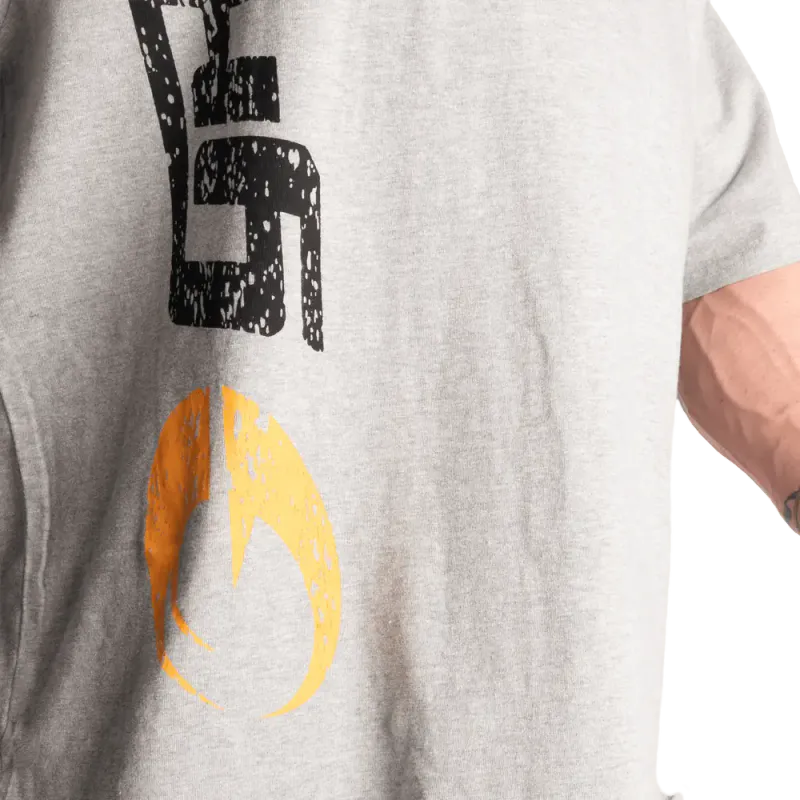 Gasp Iron Tee, grå/svart t-skjorte