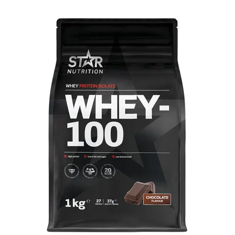 Star Nutrition Whey-100, 1 kg proteinpulver