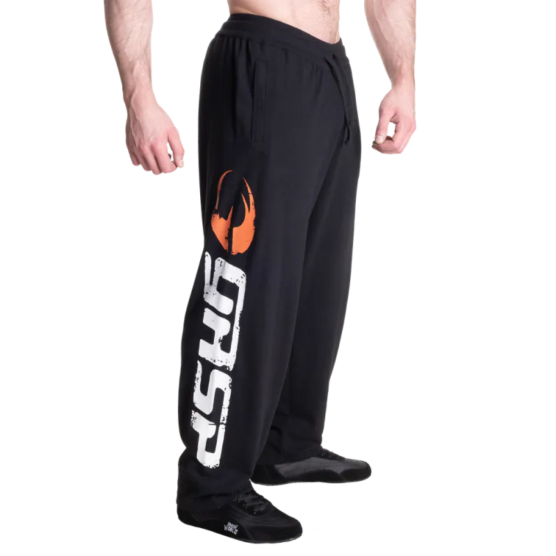 GASP Sweatpants, svart/hvit treningsbukse