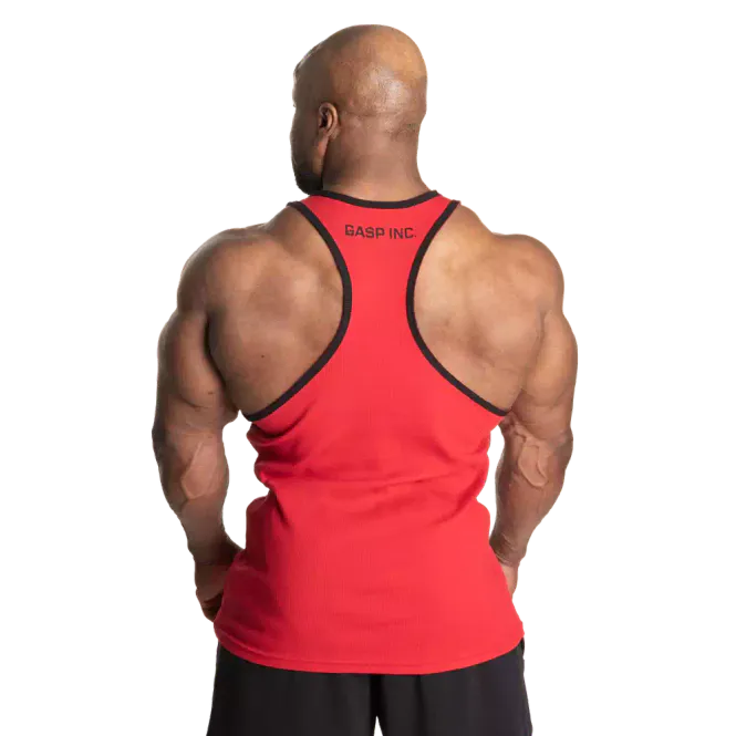 Hovedbilde GASP Ribbed T-back, rød singlet