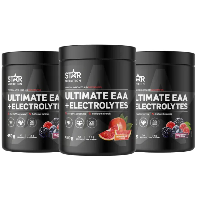 Hovedbilde 3 x Ultimate EAA + Electrolytes 450 g, aminosyrer ...