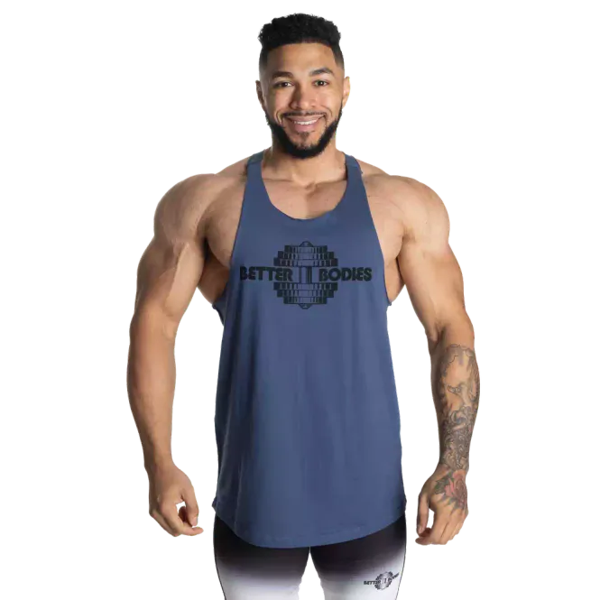 Hovedbilde Better Bodies Team BB Stringer V2, blå singlet 