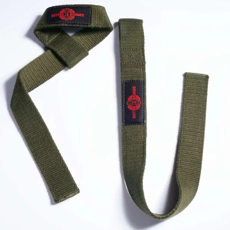 Better Bodies Lifting Straps, drareimer grønn